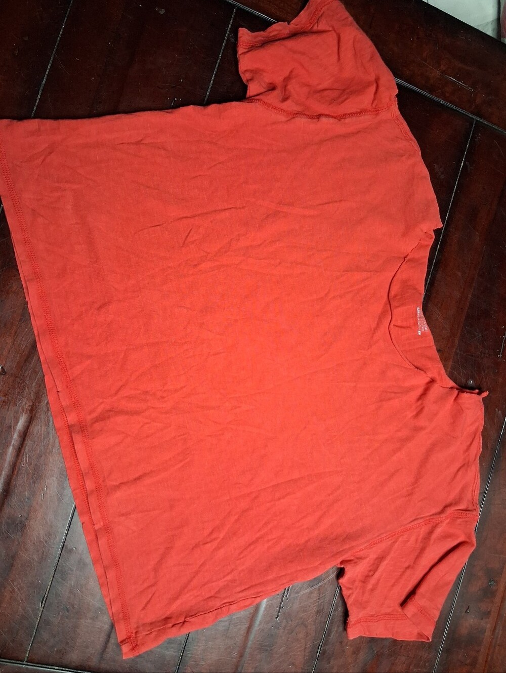 aerie Short Sleeve Tee - Coral Red